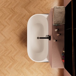 Frank Акриловая ванна 170x80 F6163 black/white – фотография-3